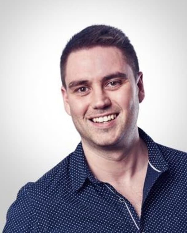 Portrait photo of David James