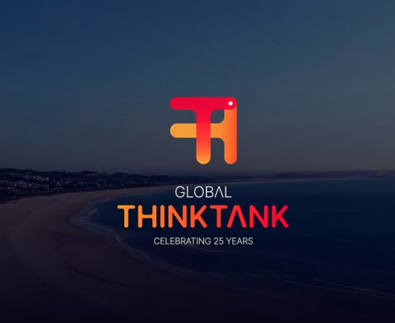 Global ThinkTank banner with Algarve, Portugal in the background.