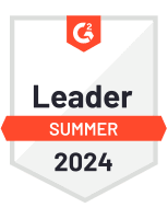 Leader - Summer - 2024 on G2 logo