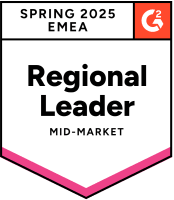 Regional Leader Mid-Market on G2 logo