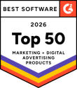 Best Marketing and Digital Advertising Software Products 2026' G2 Award logo