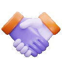 Handshake animated icon
