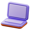 Laptop static icon