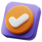 Confirmation static icon