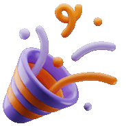 Confetti animated icon