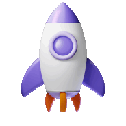 Rocket animated icon