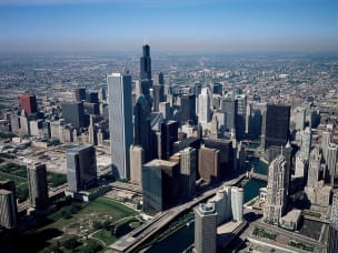 USA skyline buildings