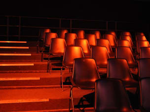 chairs in lecture hall