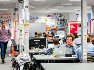 Axel Springer Plug and Play kantoor