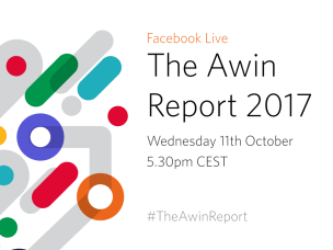 Visual per il lancio dell'Awin Report