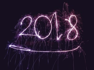 2018 scritto in cielo