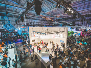 Messestand von Awin und affilinet