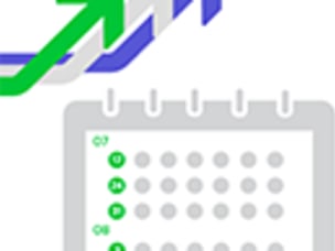 icon calendar with arrows