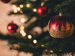Christmas tree and decoration