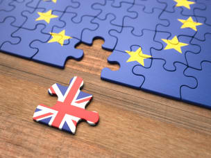 Tassello puzzle bandiera inglese