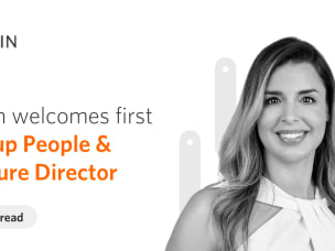 Photo of Cinzia Campanini welcoming her as the first Group People & Culture Director at Awin and ShareASale 