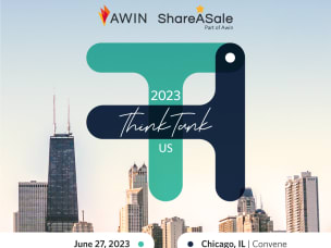 ThinkTank US 2023 banner with a background of the Chicago landscape