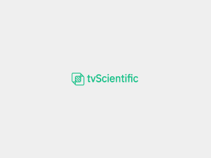 tvScientific logo for their CTV ad solutions and how those can help your brand increase traffic and revenue