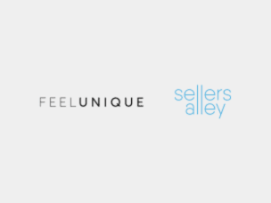 Logos of Feelunique and Sellers Alley – Feelunique is a beauty e-commerce platform, while Sellers Alley is a digital advertising agency specializing in e-commerce growth