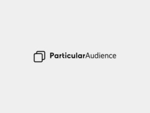 ParticularAudience logo – personalization and retail media technology company with a geometric icon of overlapping squares