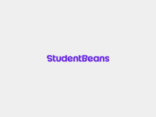 StudentBeans logo – student discount platform with purple wordmark on a light gray background