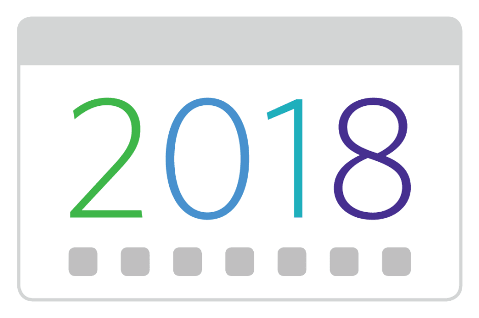 icon calendar 2018