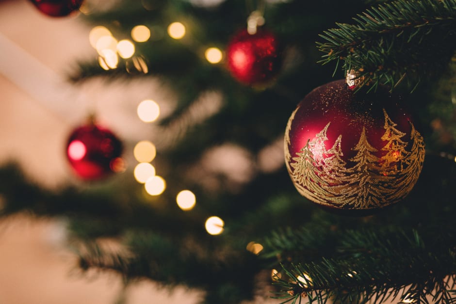 Christmas tree and decoration