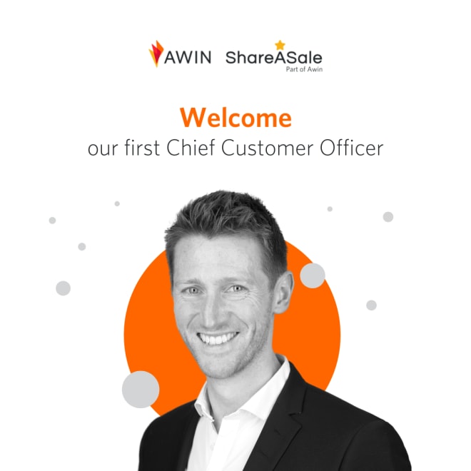 Portrait photo of David Lloyd, being welcomed as Awin's first Chief Customer Officer