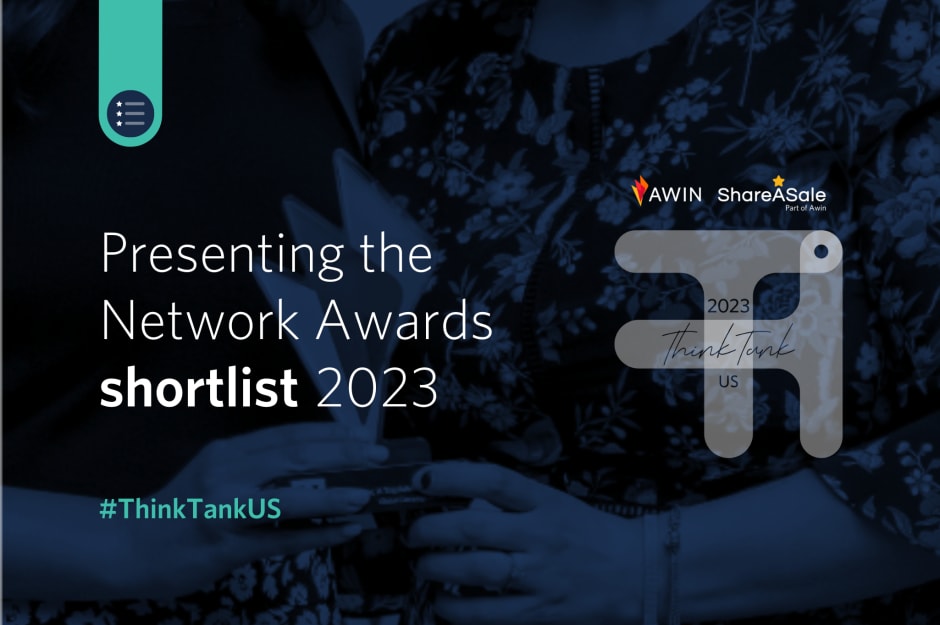 Banner presenting the ThinkTank US 2023 Network Awards shortlist