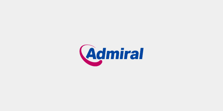 Admiral logo for their case study on how they increased sales by 56% YoY in 2020