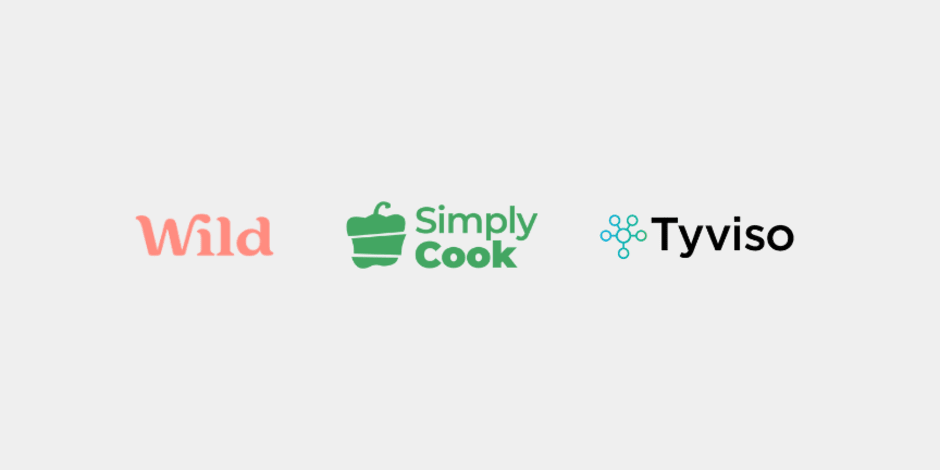 Wild, SimplyCook and Tyviso logo amid their use of Awin's brand-to-brand partnerships programme