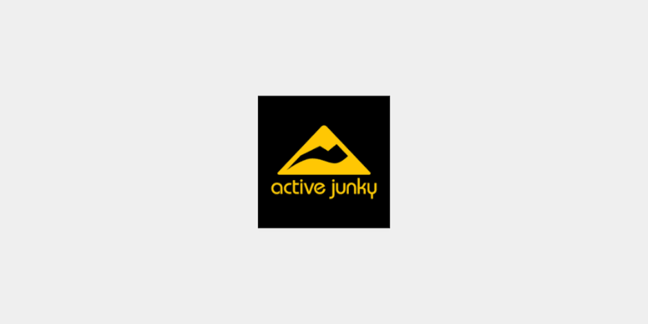 Active Junky logo for Awin's publisher spotlight on how they are catering to individuals while offering Cashback incentives