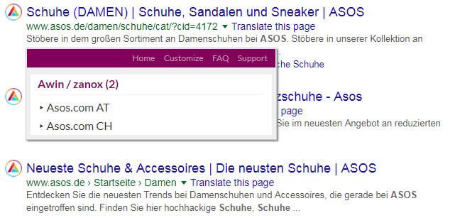 Programme in Google finden mit adgoal