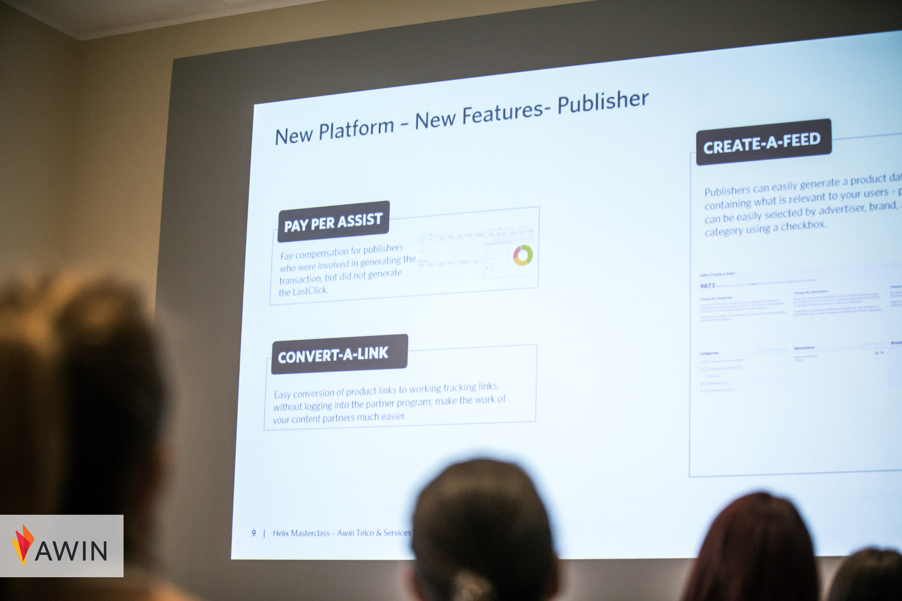 Präsentation zur neuen Plattform