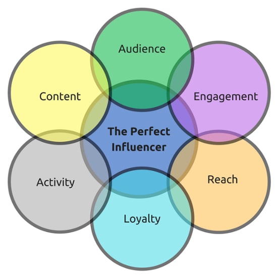 La mappa del perfetto influencer
