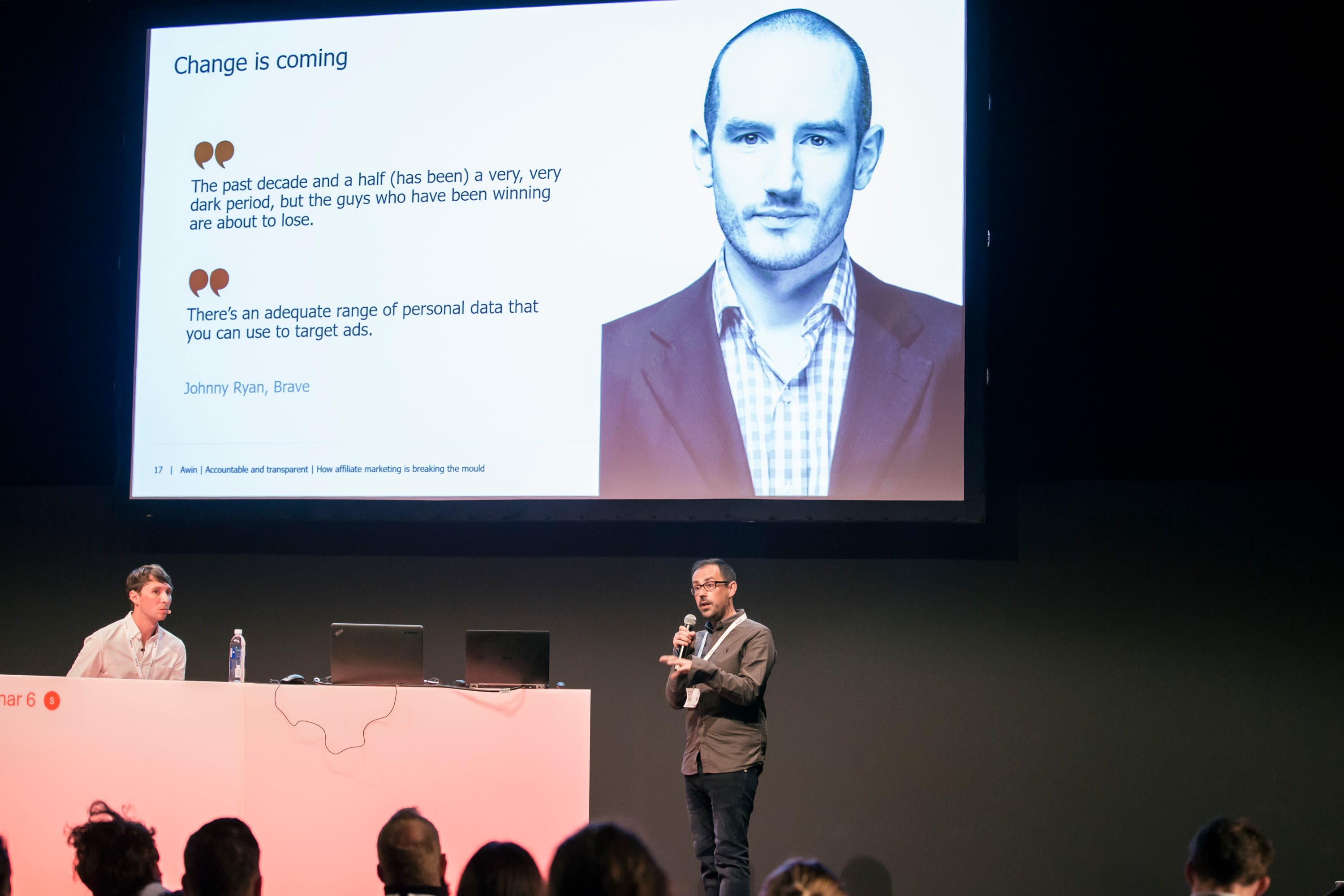 Kevin Edwards auf der DMEXCO Bühne