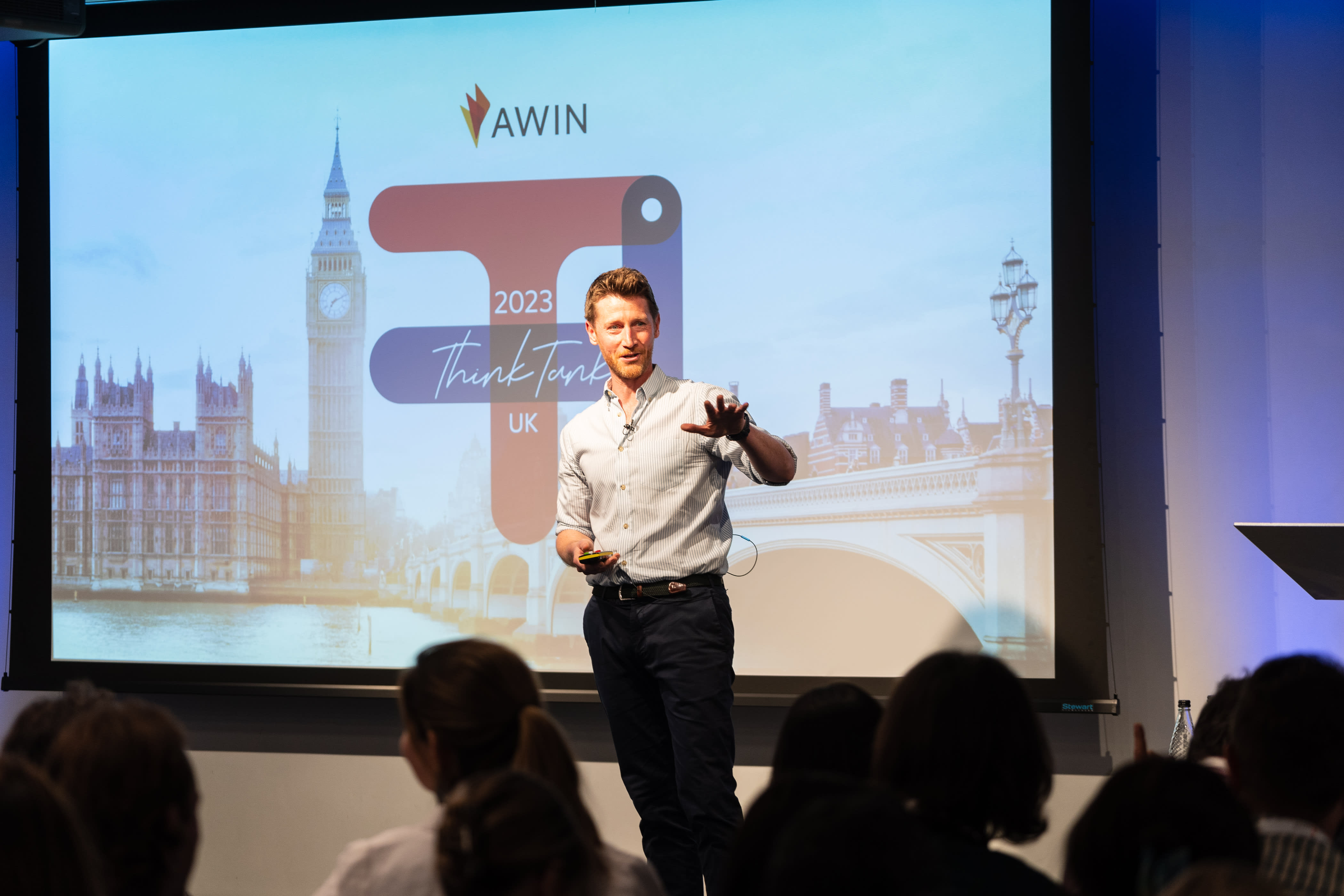 Awin CCO, David Lloyd, delivers the keynote at ThinkTank 2023